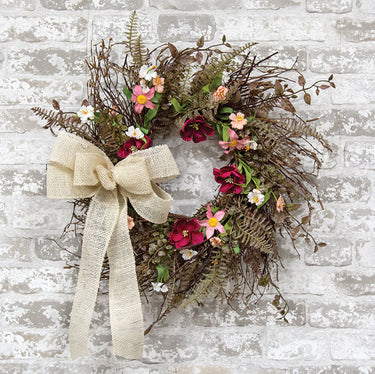Pink Gardenia Wreath, 24